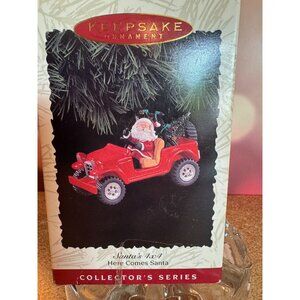 Hallmark Keepsake Ornament – Santa’s 4x4 “Here Comes Santa” – 1995 Ed Seale Coll